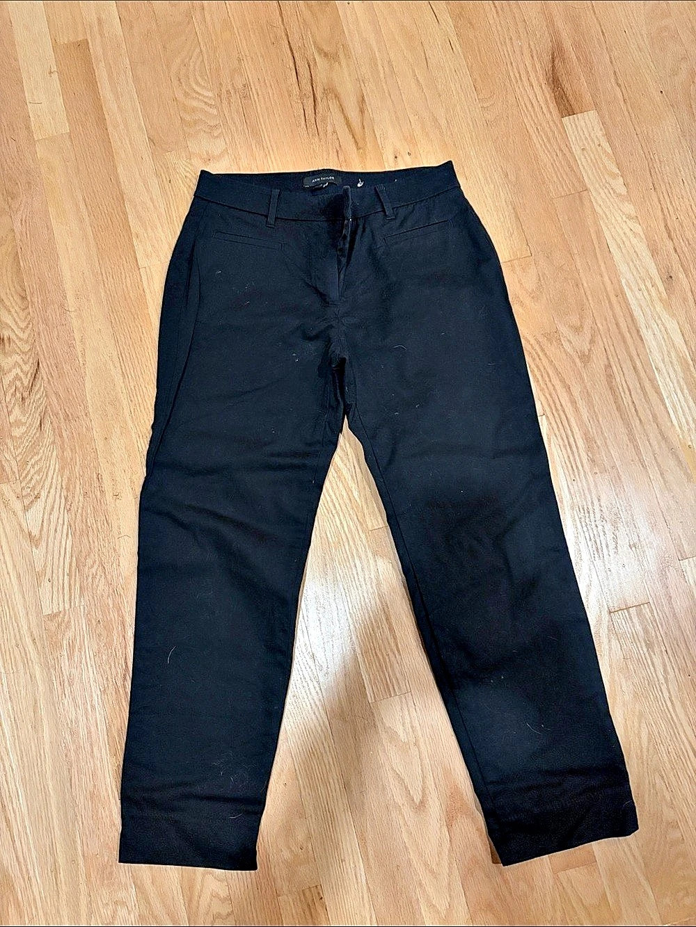 Ann Taylor Straight Leg Pants in Black Like New